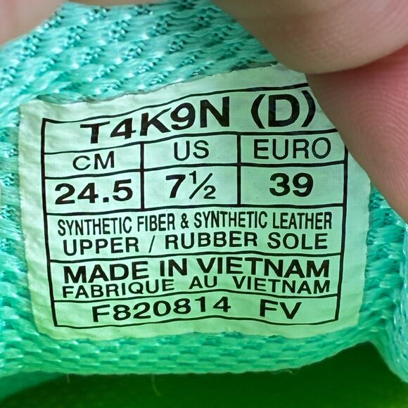 ASICS GT-1000 3 Gray Green Running Shoes Athletic Sneakers T4K9N Womens Size 7.5 - Picture 9 of 10